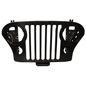 GRILLE RADIATOR, BLACK, CJ 1972-86
