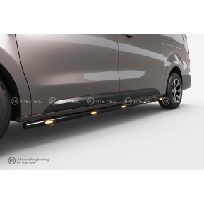 Sidebars, Toyota Proace '16-20' (WB3275mm) (black) med LED