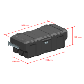 MEGA U-BOX, 220L, oppbevaringsboks