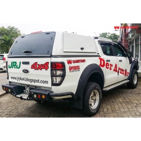 Rear door, glass w/rem lock WMN (#81N) Toyota Hilux '15-'/Ford Ranger '12-'22Nissan Navara