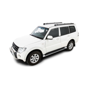 RHINO RACK PIONEER 6 PLATFORM 2100X1240 PAJERO LWB 11/06 ON, INCL. BACKBONE