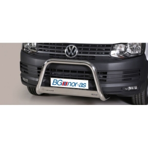 Frontbøyle Volkswagen Transporter T6 '15 - '19,  rustfri, 63 mm