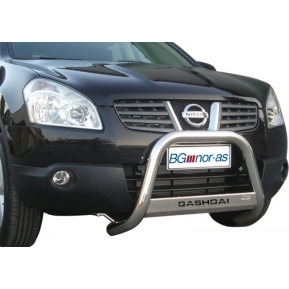 Frontbøyle Nissan Qashqai 07-10 Ø 63mm (black)