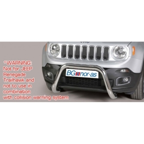 Frontbøyle Jeep Renegade 14-17  Ø 76mm