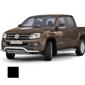 Støtfanger Rør Nedre, VW AMAROK 2009 - 2016, d70mm, sort