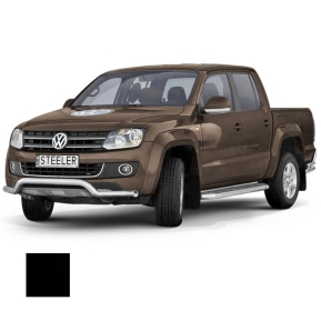 Støtfanger Rør Nedre, VW AMAROK 2009 - 2016, d70mm, sort