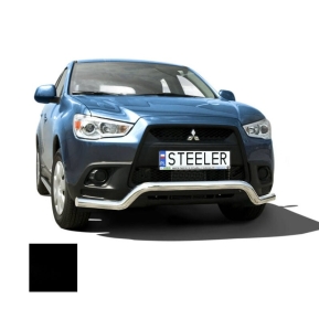 Støtfanger Rør Nedre, MITSUBISHI ASX 2010 - 2013, d70mm, sort