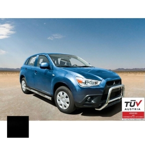 Kanalrør med step, MITSUBISHI ASX 2010 - 2013, d76mm, sort
