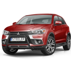 Frontbøyle, MITSUBISHI ASX 2017 - 2019, d60mm, sort