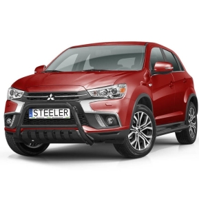Frontbøyle, MITSUBISHI ASX 2017 - 2019, d60mm, sort