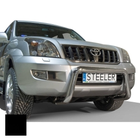 Frontbøyle, TOYOTA LAND CRUISER 120 2003 - 2009, d70mm, sort