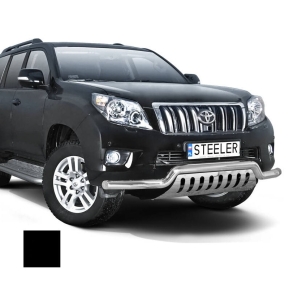 Støtfanger Rør Nedre, TOYOTA LAND CRUISER 150 2010 - 2013, d70mm, sort