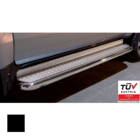 Stigtrinn, TOYOTA LAND CRUISER V8 2007 - 2012, d70mm, sort