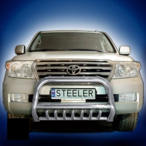 Frontbøyle, TOYOTA LAND CRUISER V8 2007 - 2012, d70mm, sort