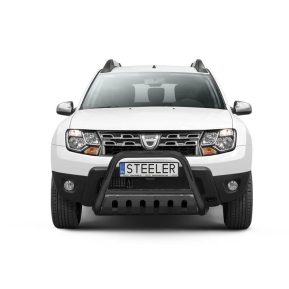 Frontbøyle, DACIA DUSTER 2010 - 2014 - 2018, d60mm, sort