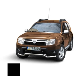 Støtfanger Rør Nedre, DACIA DUSTER 2010 - 2014, d60mm, sort