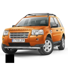 Støtfanger Rør Nedre, LAND ROVER FREELANDER II 2007 - 2014, d70mm, sort
