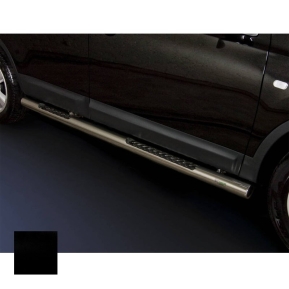 Kanalrør med step, NISSAN QASHQAI 2007 - 2010, d76mm, sort