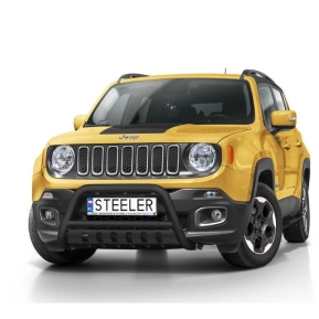 Frontbøyle, JEEP RENEGADE 2014 -, d60mm, sort