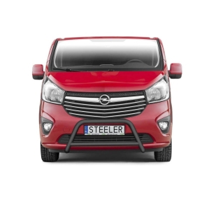 Frontbøyle, OPEL VIVARO 2014 -, d60mm, sort