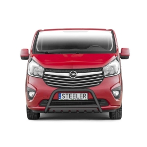 Frontbøyle, OPEL VIVARO 2014 -, d60mm, sort
