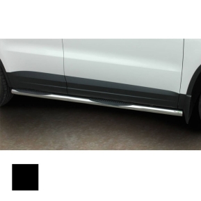Kanalrør med trinn, VW TIGUAN 2007 - 2011 - 2015, d76mm, sort