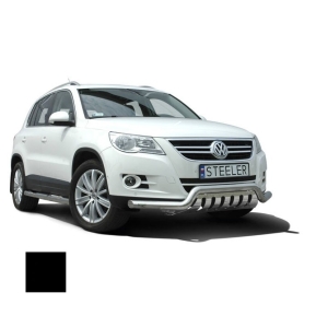 Støtfanger Rør Nedre, VW TIGUAN 2007 - 2011 - 2015, d70mm, sort