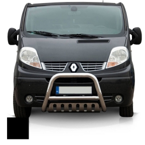 Frontbøyle, RENAULT TRAFIC 2001 - 2014, d70mm, sort