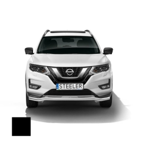 Støtfanger Rør Nedre, NISSAN X-TRAIL 2018 -, d60mm, sort