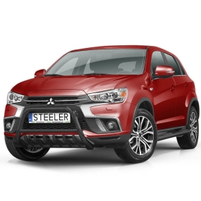 Frontbøyle, MITSUBISHI ASX 2017 - 2019, d60mm, sort