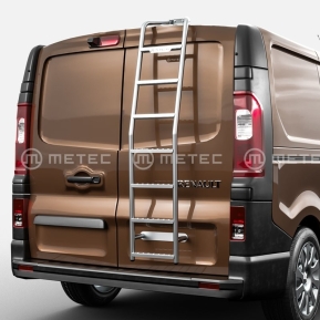 Rear ladder, polish. H1 roof Renault Trafic 14-, Vivaro, NV300