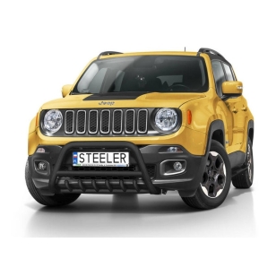Frontbøyle, JEEP RENEGADE 2014 -, d60mm, sort