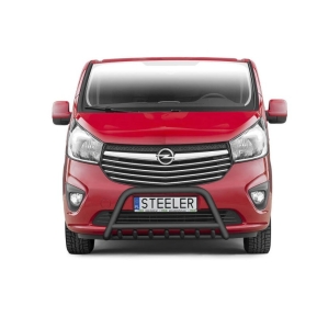 Frontbøyle, OPEL VIVARO 2014 -, d60mm, sort