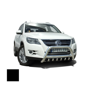 Frontbøyle, VW TIGUAN 2007 - 2011 - 2015, d70mm, sort