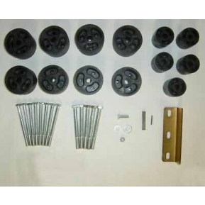 Bodylift, 3''/75mm, Jeep CJ '76-'86, Manual transmission, TÜV