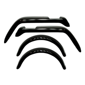 Fender,GFK, 4pc, Jeep CJ, 76-86, 12 cm, må lakkes