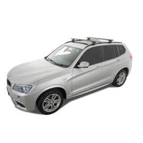 RHINO-RACK VORTEX BARS 1260MM, BLACK BMW X1, X3,WITH RAILS, W/LEGS SX026