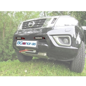 Ekstralys med monteringskit Nissan Navara NP300 D23