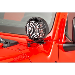 KC Lysbraketter for a-stolpe Jeep JL /JT 2018-21