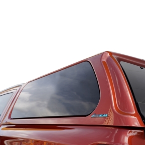 AEROKLAS plantopp, Ford Ranger D/C '23-, Aluminium metallic, m/rail & sentrallås