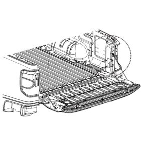 AEROKLAS  E-Z UP & DOWN TAILGATE ASSIST, FORD RANGER/VOLKSWAGEN AMAROK D/C SP/C '23-