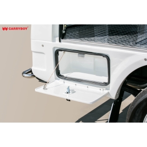 Tradesman Service Body, Nissan Navara NP300 '15-, D/C, White (QM1)