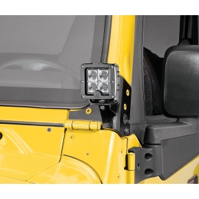 KC Lysbraketter for a-stolpe Jeep TJ