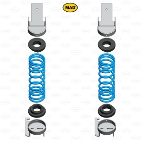 Aux rear springs Caddy / Caddy Maxi,: 10/2003-2020