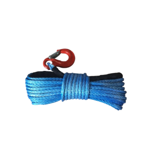 SYNTETISK VINSJ TAU 6MM X 15M (BLÅ) MED KROK