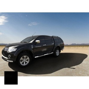 Kanalrør med step, MITSUBISHI L200 2009 - 2015, d76mm, sort