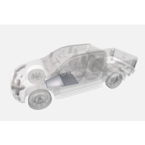 Skliplate girkasse Ford Ranger '12-, '19-  (aluminium)