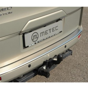Bumper protection plate, inox, Ford Transit Custom 2013-23