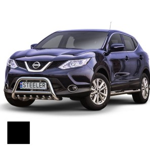 Frontbøyle, NISSAN QASHQAI 2013 - 2017, d60mm, sort