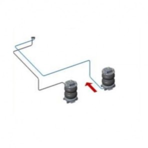 Auxiliary air suspension kit MB Sprinter '18- (Air Master Basic) 907, 5,0t